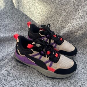 PUMA XRAY TOUR Black, Granola and Purple Sneakers